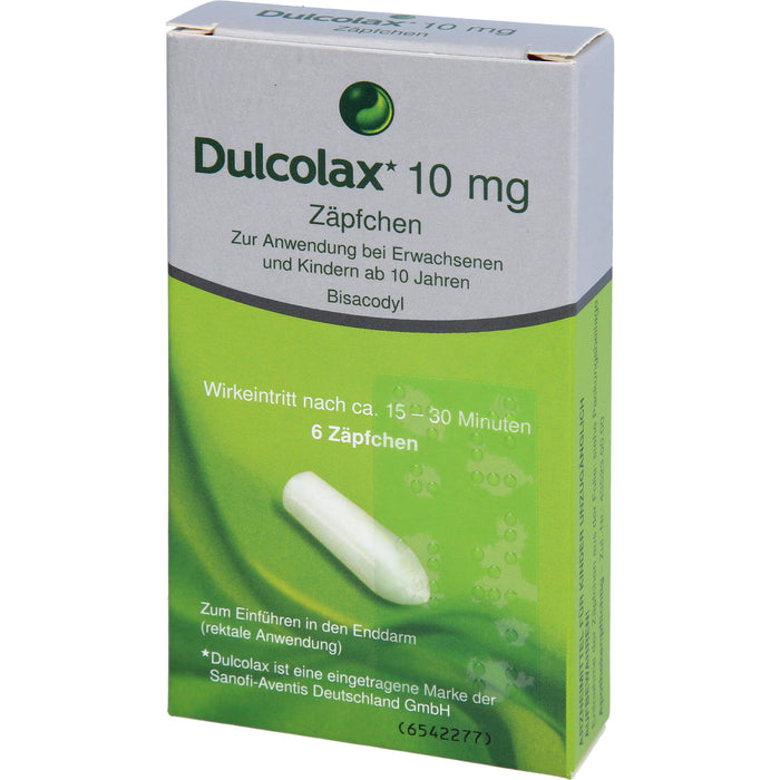 Dulcolax Zäpfchen Reimport Kohlpharma, 6 pcs. Suppositories