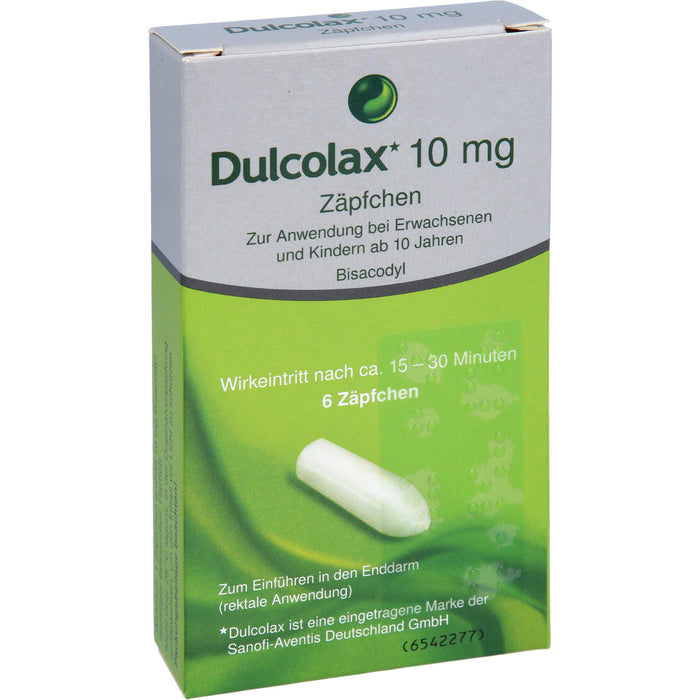 Dulcolax Zäpfchen Reimport Kohlpharma, 6 St. Zäpfchen