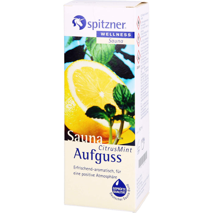 Spitzner Saunaaufguss CitrusMint Wellness, 190 ml Konzentrat