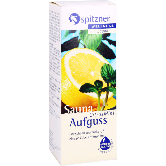 Spitzner Wellness Saunaaufguss Citrus Mint, 190 ml Concentrate