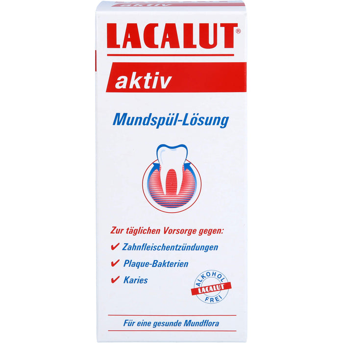 Lacalut aktiv Mundspüllösung, 300 ml Solution