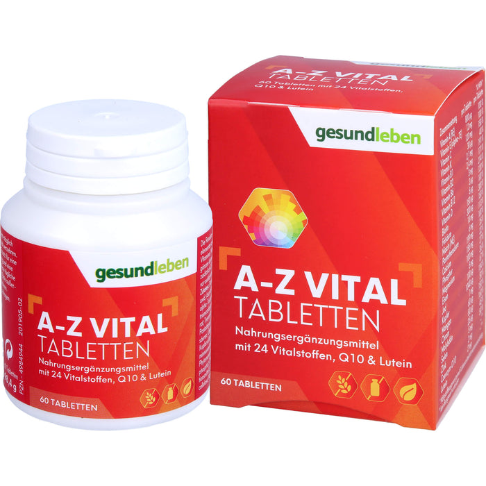 gesund leben A-Z Vital Tabletten, 60 St TAB