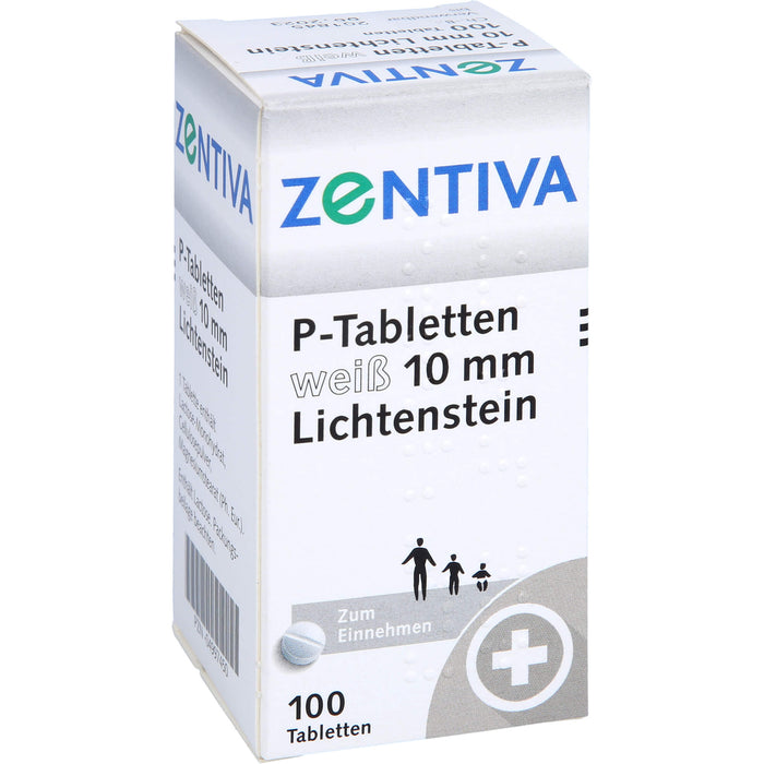 Winthrop P-Tabletten weiß 10 mm Lichtenstein, 100 pc Tablettes