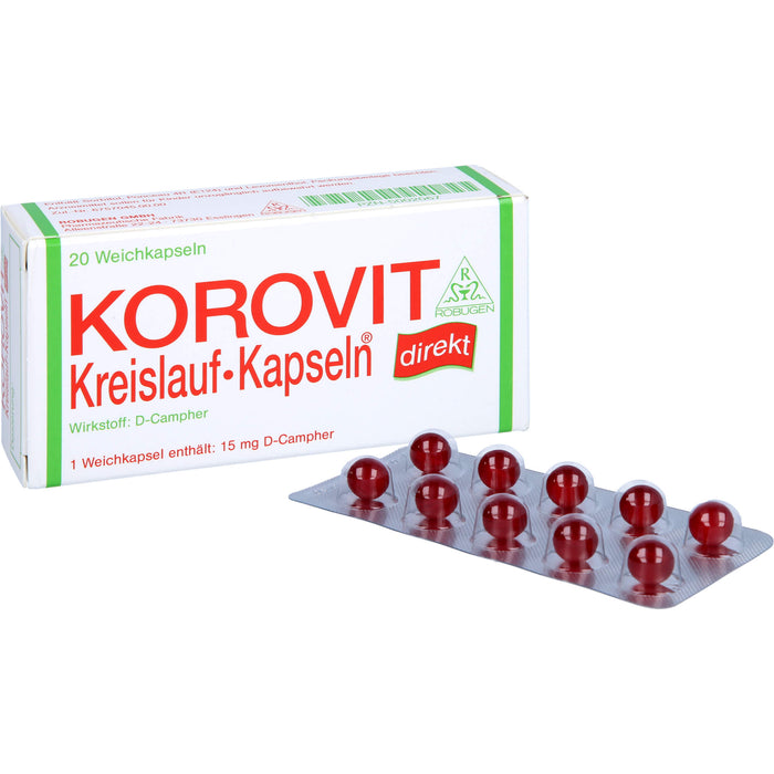 KOROVIT Kreislauf-Kapseln, 20 pcs. Capsules