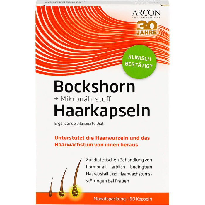 Arcon Bockshorn + Mikronährstoff Haarkapseln, 60 pc Capsules