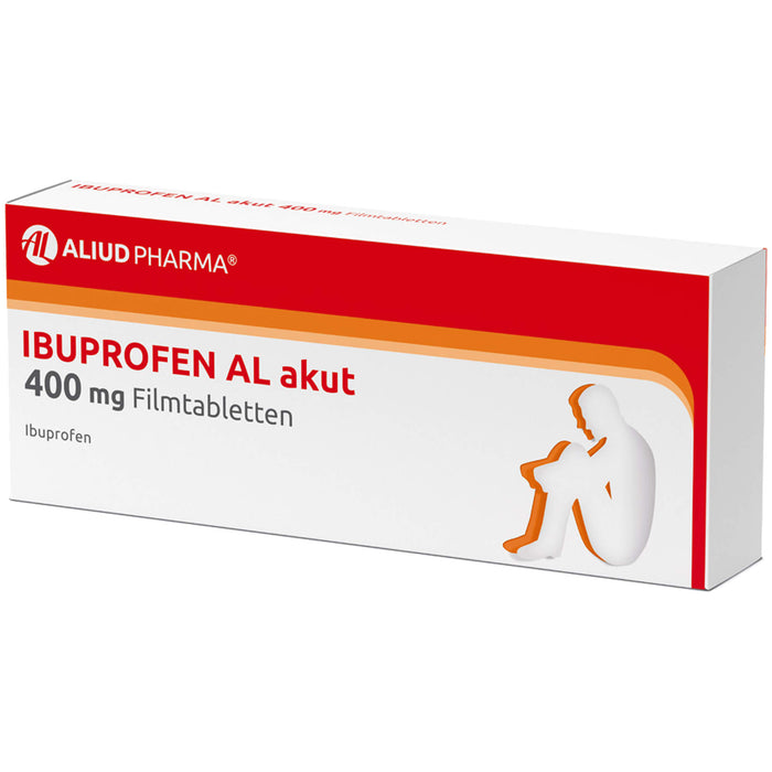 Ibuprofen AL akut 400 mg Filmtabletten, 20 St. Tabletten