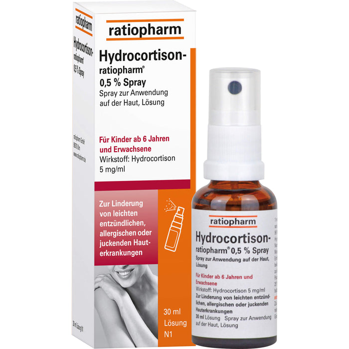 Hydrocortison-ratiopharm 0,5 % Spray, 30 ml Solution