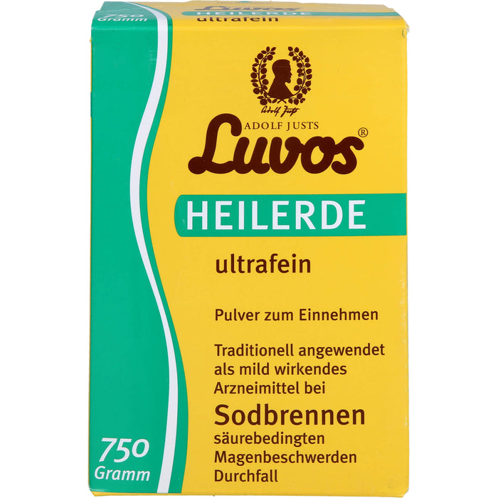 Luvos Heilerde ultrafein Pulver bei Sodbrennen, 750 g Pulver