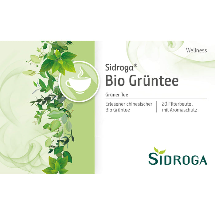 Sidroga Wellness Grüntee, 20X1.7 g TEE