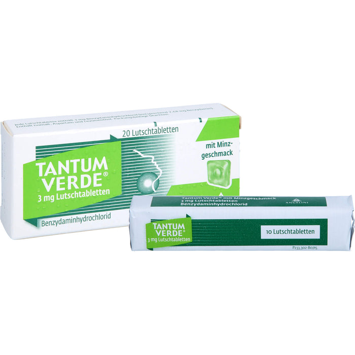 Tantum Verde Lutschtabletten mit Minzgeschmack, 20 St. Tabletten