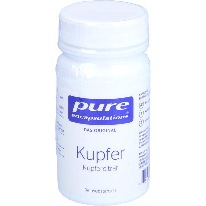 pure encapsulations Kupfer Kapseln, 60 pc Capsules