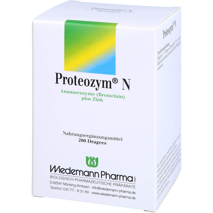 Proteozym N Dragees, 200 pcs. Tablets