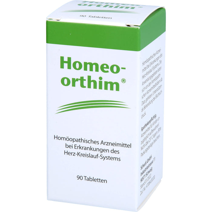 Homeo-orthim Tabletten bei Erkrankungen des Herz-Kreislauf-Systems, 90 pc Tablettes