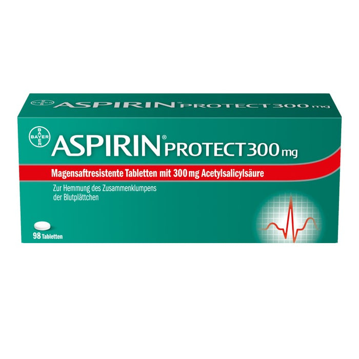 Aspirin protect 300 mg Tabletten, 98 pcs. Tablets