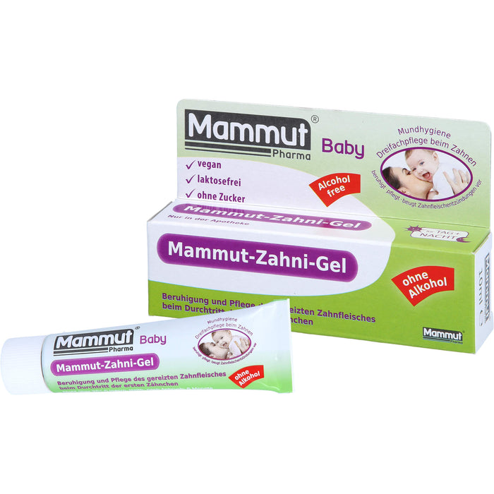 Mammut-Zahni-Gel Baby Dreifachpflege beim Zahnen, 10 ml Gel