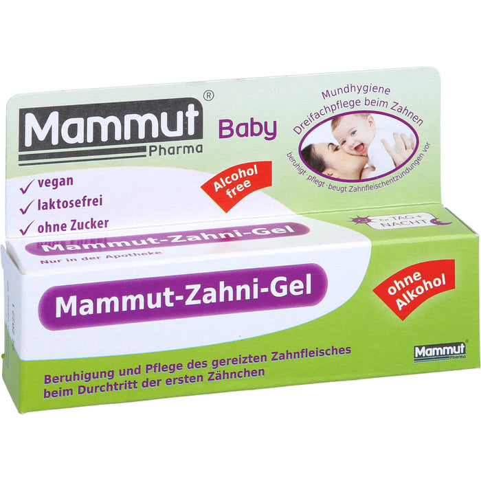 Mammut-Zahni-Gel Baby Dreifachpflege beim Zahnen, 10 ml Gel