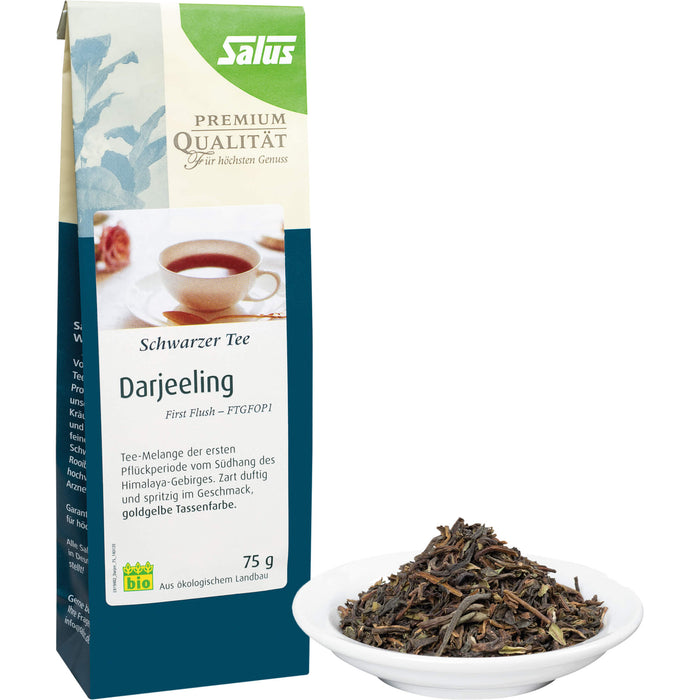 Darjeeling Schwarzer Tee First flush FTGFOP1 Salus, 75 g TEE