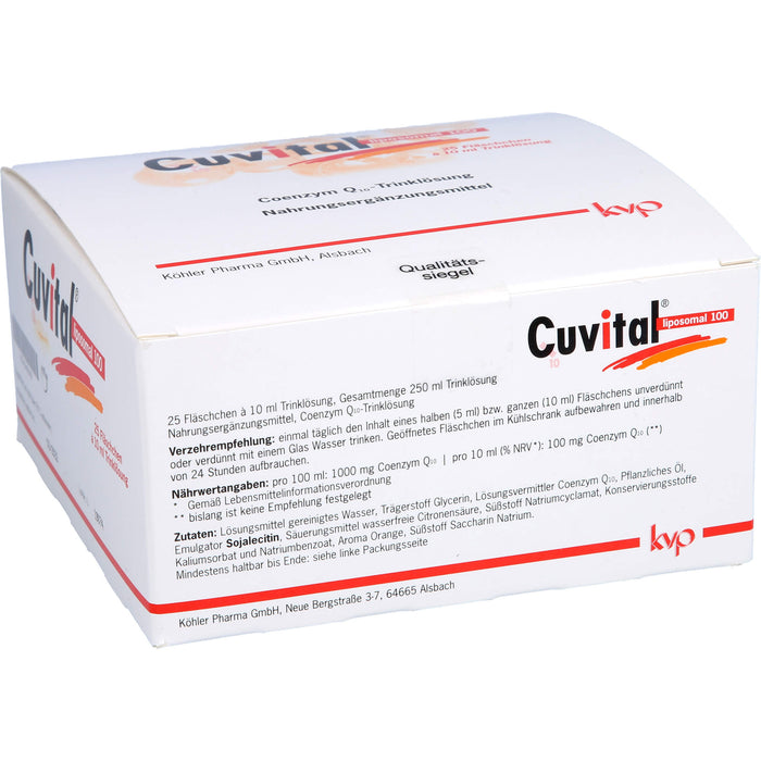 Cuvital liposomal 100, 25X10 ml