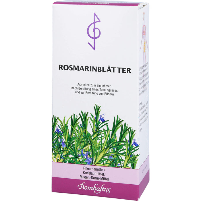 Bombastus Rosmarinblätter Rheumamittel / Kreislaufmittel / Magen-Darm-Mittel, 125 g Tea