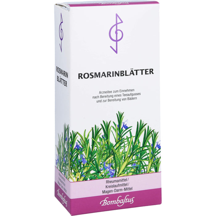 Bombastus Rosmarinblätter Rheumamittel / Kreislaufmittel / Magen-Darm-Mittel, 125 g Thé