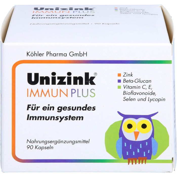 Unizink Immun Plus Kapseln, 90 pc Capsules