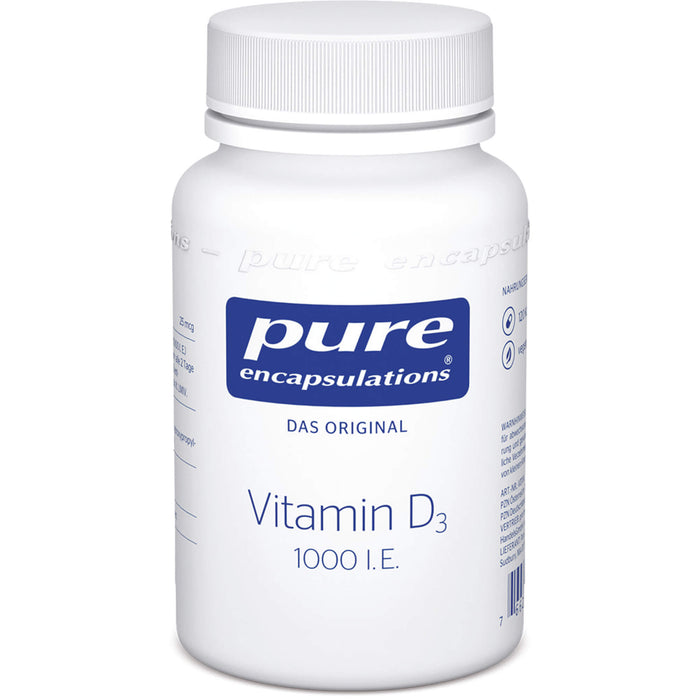 pure encapsulations Vitamin D3 1000 I.E. Kapseln, 120 pc Capsules