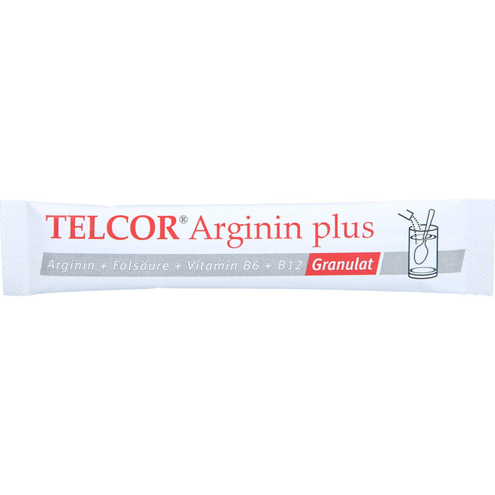 TELCOR Arginin plus Pulver für Lebenskraft und Vitalität bis ins hohe Alter, 30 pc Sachets