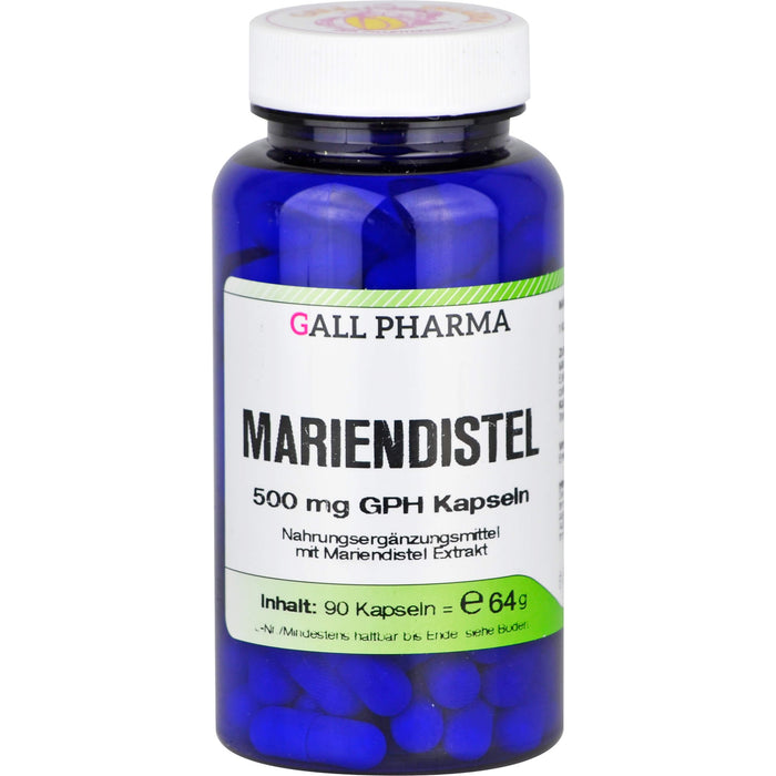 GALL PHARMA Mariendistel 500 mg GPH Kapseln, 90 pcs. Capsules