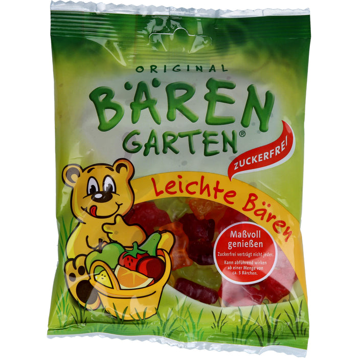 Original BÄRENGARTEN Leichte Bären zuckerfrei Gummibären, 150 g Oursons en gélatine