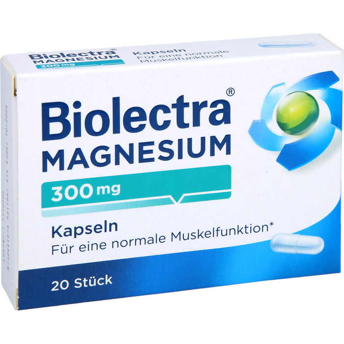 Biolectra Magnesium 300 mg Kapseln, 20 pcs. Capsules