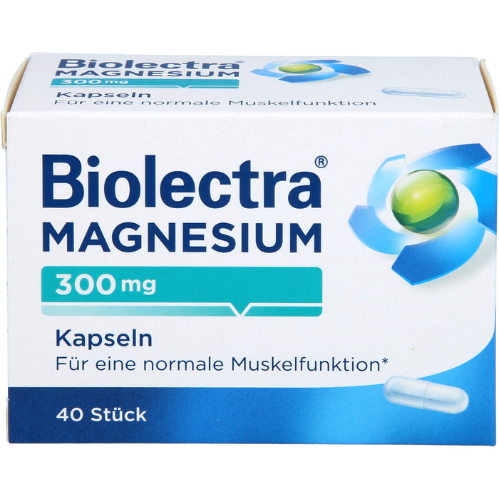 Biolectra Magnesium 300 mg Kapseln, 40 pc Capsules