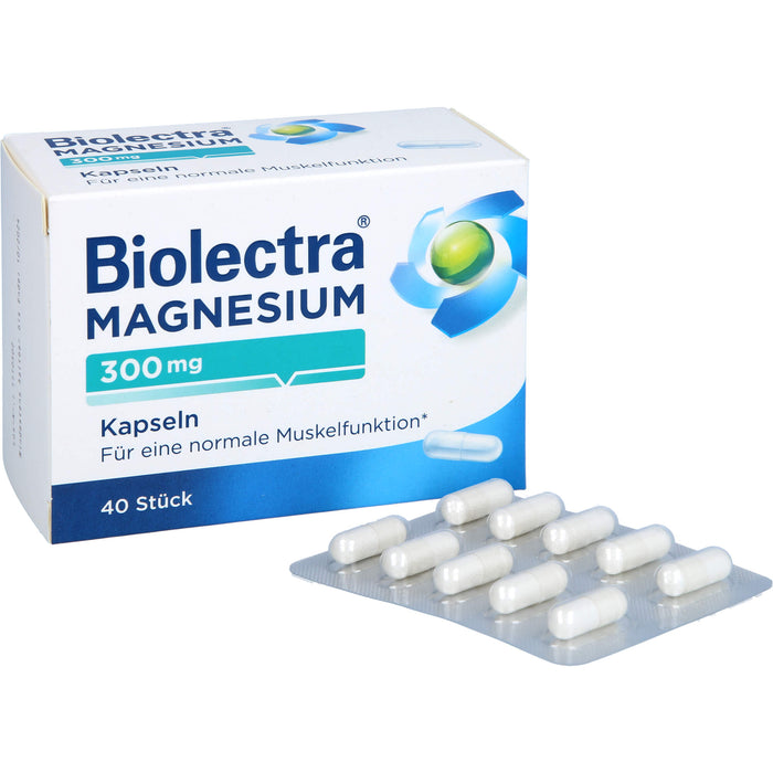 Biolectra Magnesium 300 mg Kapseln, 40 pcs. Capsules