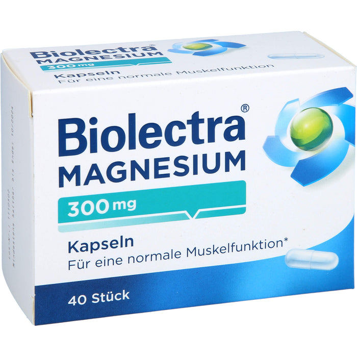 Biolectra Magnesium 300 mg Kapseln, 40 pc Capsules