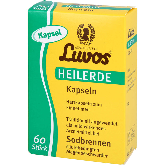 Luvos Heilerde Kapseln bei Sodbrennen, 60 pc Capsules