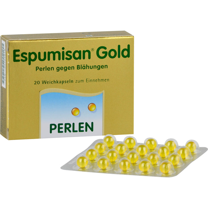 Espumisan Gold Perlen gegen Blähungen, 20 pc Capsules