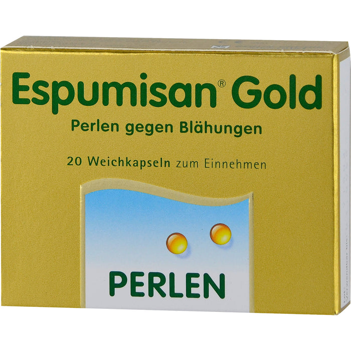 Espumisan Gold Perlen gegen Blähungen, 20 pc Capsules