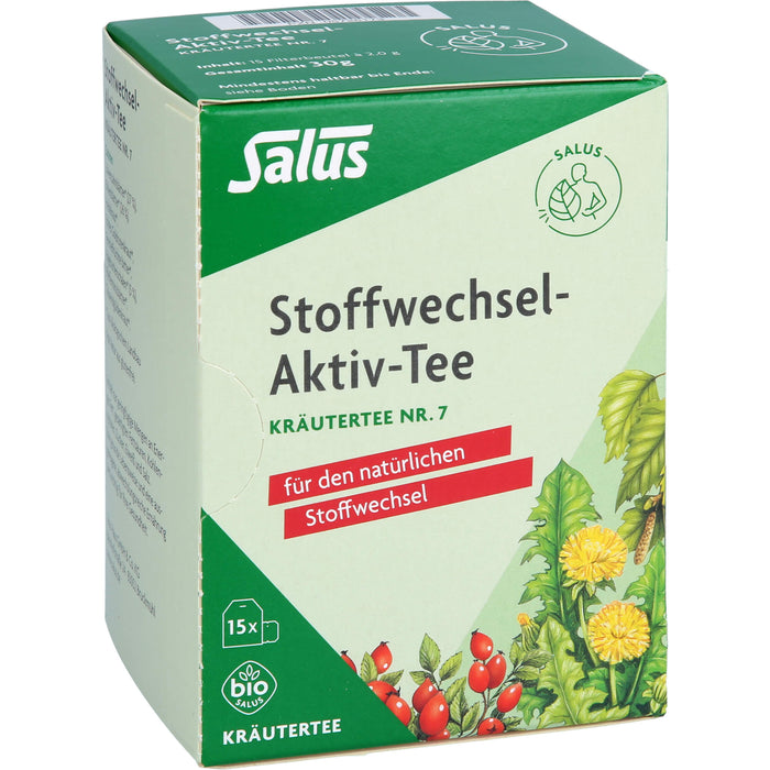 Salus Stoffwechsel-Aktiv Tee Kräutertee Nr. 7, 15 pcs. Filter bag