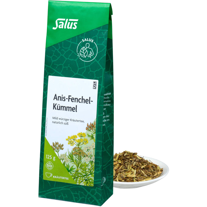 Salus Anis Fenchel Kümmel Tee, 125 g Thé