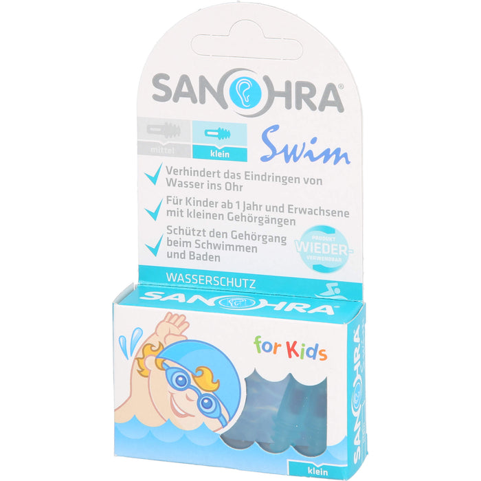 SANOHRA swim f. Kinder Ohrenschutz, 2 pcs. Earplugs