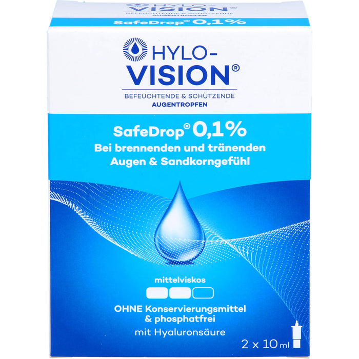 Hylo-Vision SafeDrop 0,1 % Lösung Fläschchen, 20 ml Solution