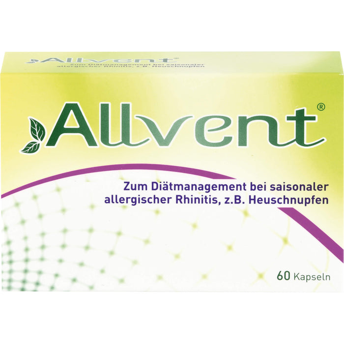 Allvent bei saisonaler allergischer Rhinitis Kapseln, 60 pc Capsules