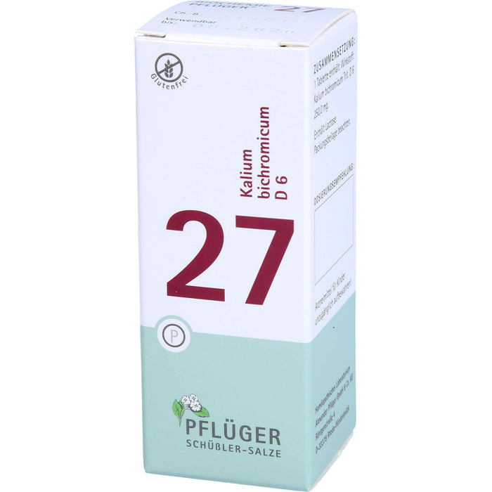 PFLÜGER Biochemie 27 Kalium bichromicum D 6 Tabletten, 100 St. Tabletten