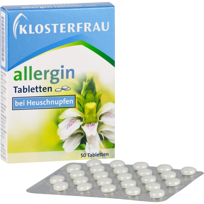 KLOSTERFRAU allergin Tabletten bei Heuschnupfen, 50 pc Tablettes