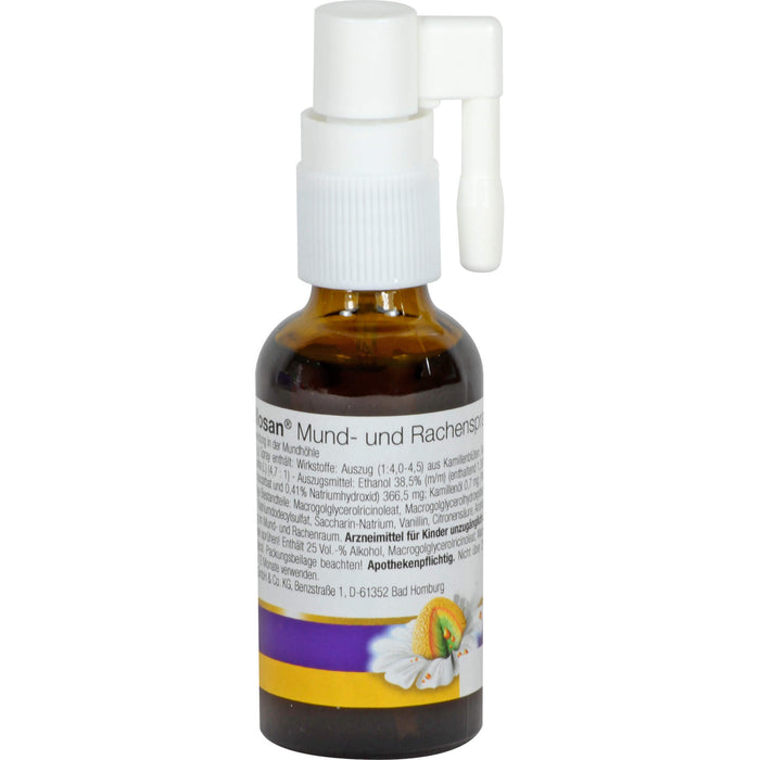 Kamillosan Mund- und Rachenspray, 30 ml Solution