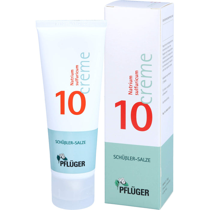 Biochemie Nr.10 Natrium sulfuricum Pflüger Creme, 75 g Crème