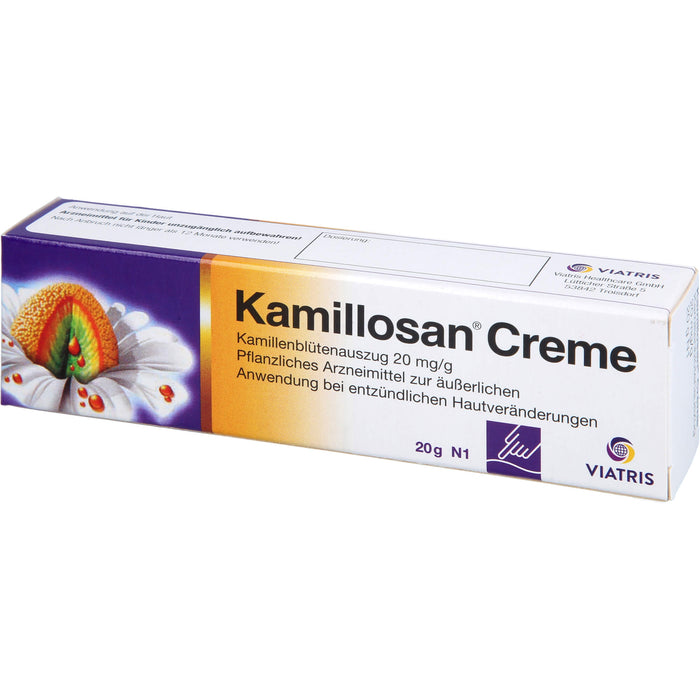 Kamillosan Creme entzündungshemmend, reizlindernd, wundheilungsfördernd, 20 g Cream