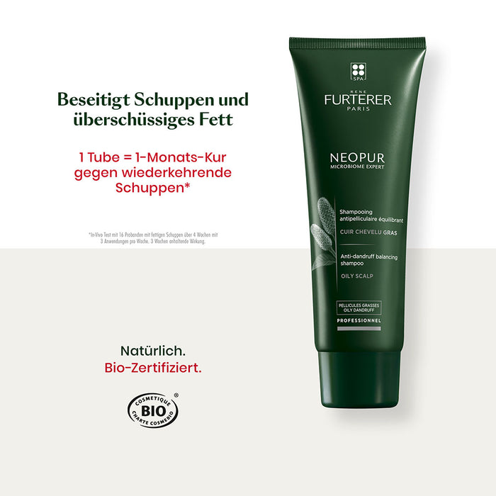 René Furterer NEOPUR Ausgleichendes Anti-Schuppen Shampoo für trockene Schuppen & Kopfhaut - bei Schuppen, 150 ml Shampoo