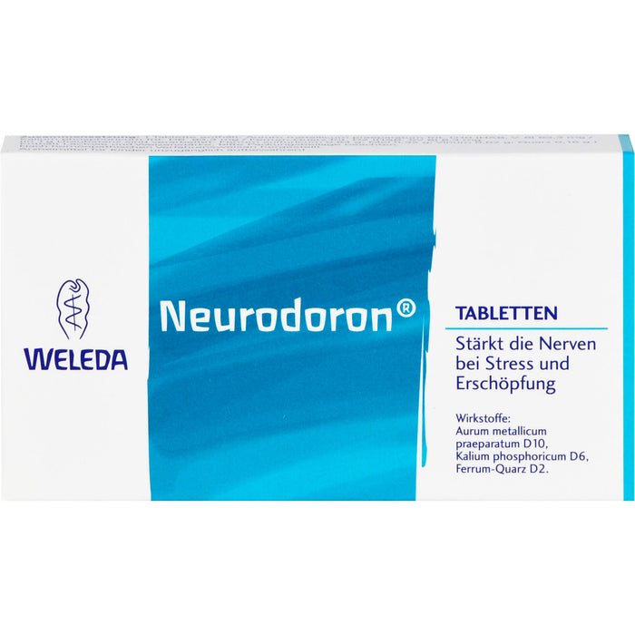 WELEDA Neurodoron Tabletten bei Stress und Erschöpfung, 80 pc Tablettes