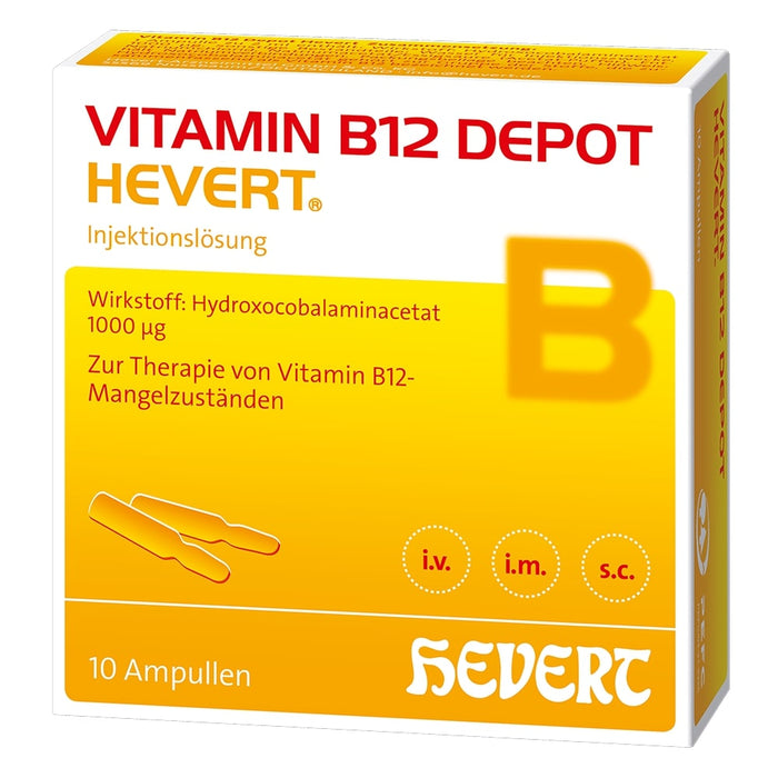 Vitamin B12 Depot Hevert bei Vitamin B12-Mangel, 10 St. Ampullen