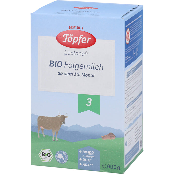 Töpfer Lactana Bio 3, 600 g PUL